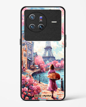 Pastel Paris Impressions [BREATHE] Glass Case Phone Cover-(Vivo)