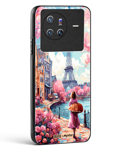 Pastel Paris Impressions [BREATHE] Glass Case Phone Cover-(Vivo)