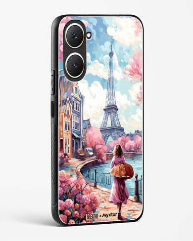 Pastel Paris Impressions [BREATHE] Glass Case Phone Cover (Vivo)