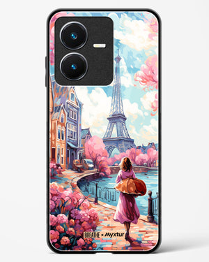 Pastel Paris Impressions [BREATHE] Glass Case Phone Cover-(Vivo)