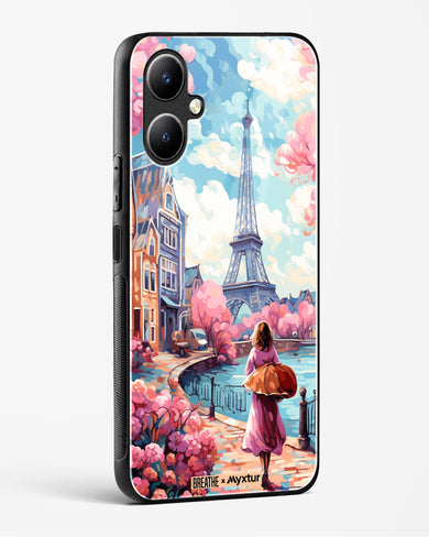 Pastel Paris Impressions [BREATHE] Glass Case Phone Cover-(Vivo)