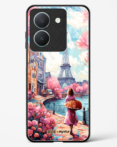 Pastel Paris Impressions [BREATHE] Glass Case Phone Cover-(Vivo)