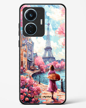 Pastel Paris Impressions [BREATHE] Glass Case Phone Cover (Vivo)