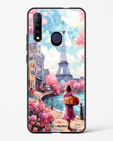 Pastel Paris Impressions [BREATHE] Glass Case Phone Cover-(Vivo)