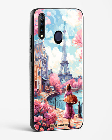 Pastel Paris Impressions [BREATHE] Glass Case Phone Cover-(Vivo)