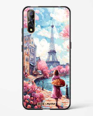 Pastel Paris Impressions [BREATHE] Glass Case Phone Cover-(Vivo)