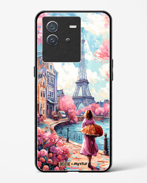 Pastel Paris Impressions [BREATHE] Glass Case Phone Cover (Vivo)