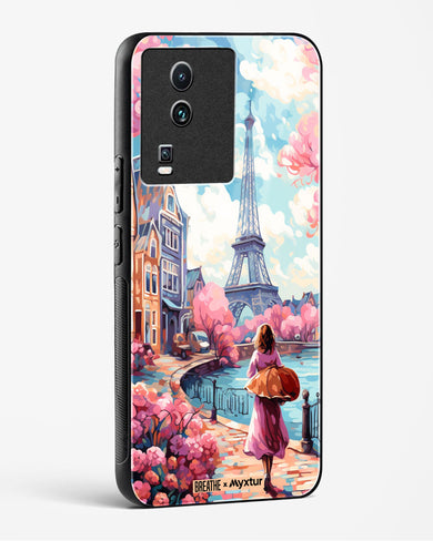 Pastel Paris Impressions [BREATHE] Glass Case Phone Cover-(Vivo)