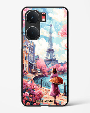 Pastel Paris Impressions [BREATHE] Glass Case Phone Cover (Vivo)