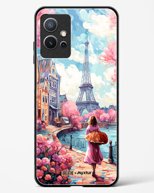 Pastel Paris Impressions [BREATHE] Glass Case Phone Cover-(Vivo)