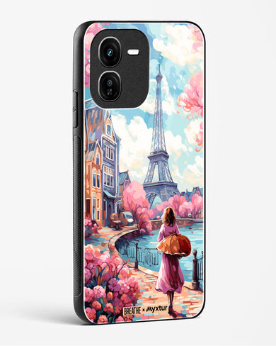 Pastel Paris Impressions [BREATHE] Glass Case Phone Cover (Vivo)