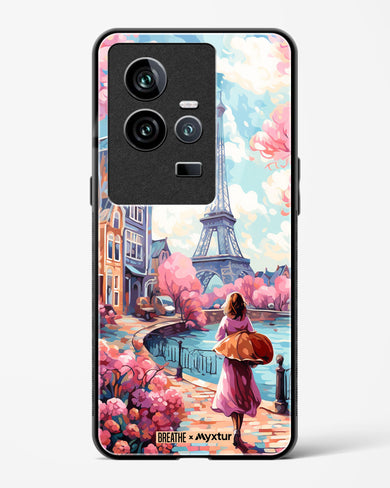 Pastel Paris Impressions [BREATHE] Glass Case Phone Cover-(Vivo)