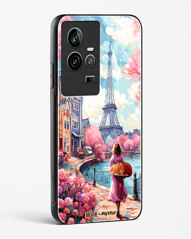 Pastel Paris Impressions [BREATHE] Glass Case Phone Cover-(Vivo)