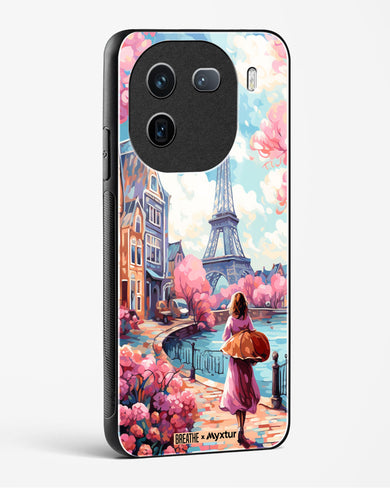 Pastel Paris Impressions [BREATHE] Glass Case Phone Cover-(Vivo)