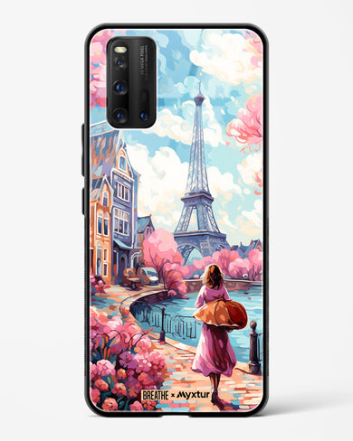 Pastel Paris Impressions [BREATHE] Glass Case Phone Cover-(Vivo)