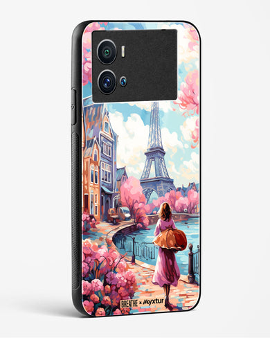 Pastel Paris Impressions [BREATHE] Glass Case Phone Cover (Vivo)