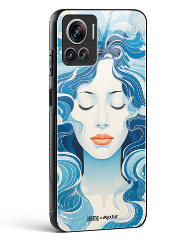 Elegance in Watercolor [BREATHE] Glass Case Phone Cover (Motorola)