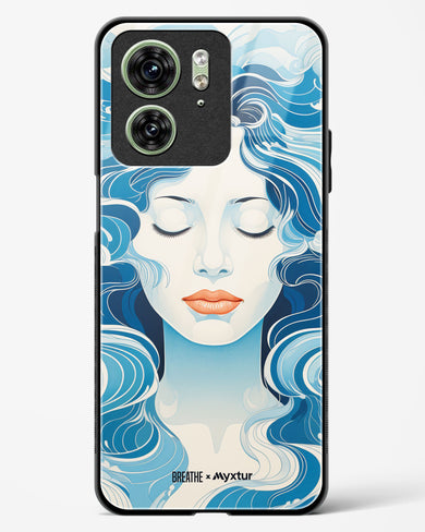 Elegance in Watercolor [BREATHE] Glass Case Phone Cover (Motorola)