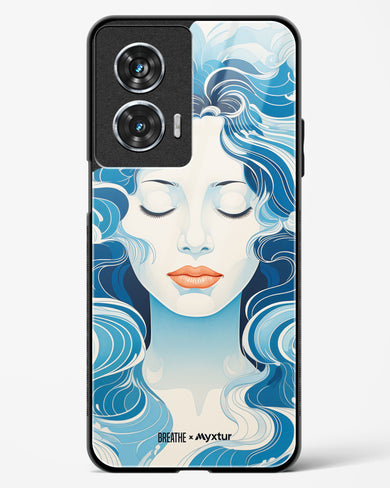 Elegance in Watercolor [BREATHE] Glass Case Phone Cover (Motorola)