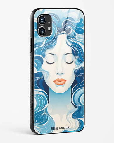 Elegance in Watercolor [BREATHE] Glass Case Phone Cover (Nothing)