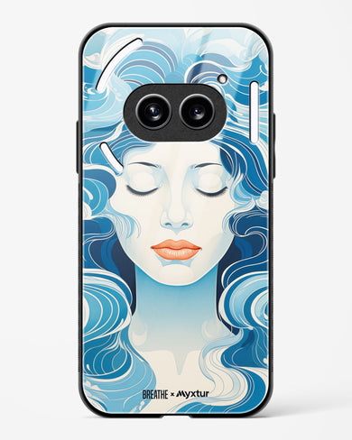 Elegance in Watercolor [BREATHE] Glass Case Phone Cover (Nothing)