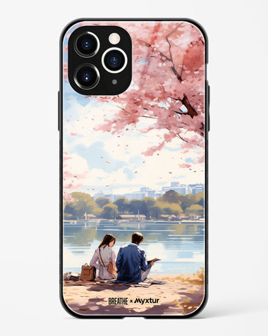 Sakura Serenade [BREATHE] Glass Case Phone Cover (Apple)