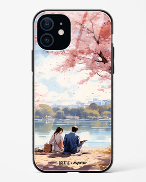 Sakura Serenade [BREATHE] Glass Case Phone Cover (Apple)