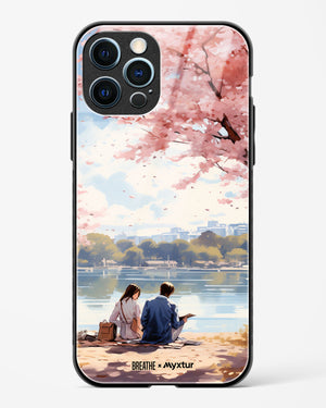 Sakura Serenade [BREATHE] Glass Case Phone Cover (Apple)