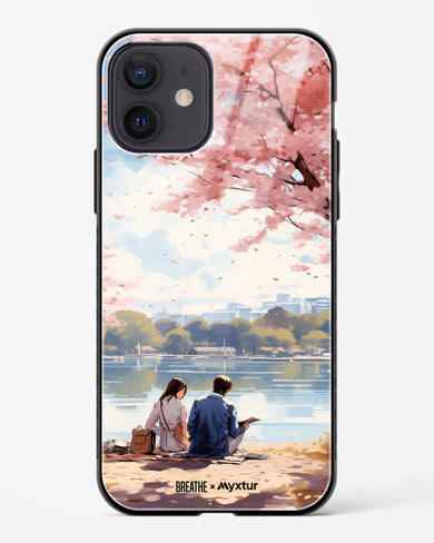 Sakura Serenade [BREATHE] Glass Case Phone Cover (Apple)