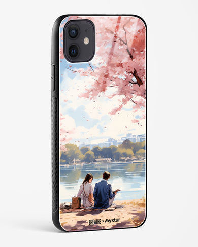 Sakura Serenade [BREATHE] Glass Case Phone Cover (Apple)