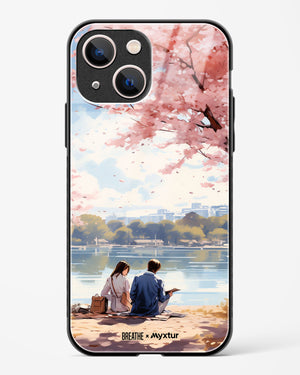 Sakura Serenade [BREATHE] Glass Case Phone Cover (Apple)