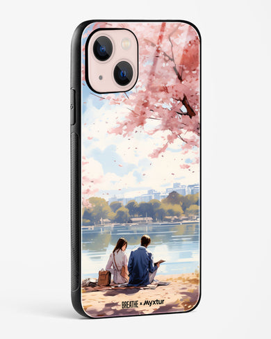 Sakura Serenade [BREATHE] Glass Case Phone Cover (Apple)