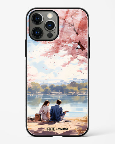 Sakura Serenade [BREATHE] Glass Case Phone Cover (Apple)