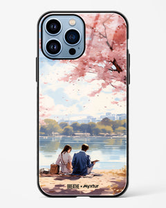 Sakura Serenade [BREATHE] Glass Case Phone Cover (Apple)