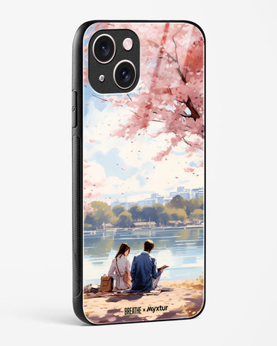 Sakura Serenade [BREATHE] Glass Case Phone Cover (Apple)