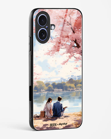 Sakura Serenade [BREATHE] Glass Case Phone Cover (Apple)