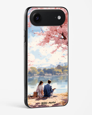 Sakura Serenade [BREATHE] Glass Case Phone Cover (Apple)