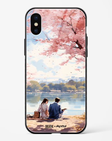 Sakura Serenade [BREATHE] Glass Case Phone Cover (Apple)