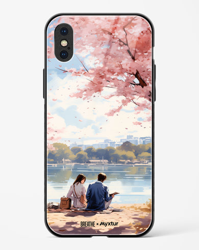 Sakura Serenade [BREATHE] Glass Case Phone Cover (Apple)