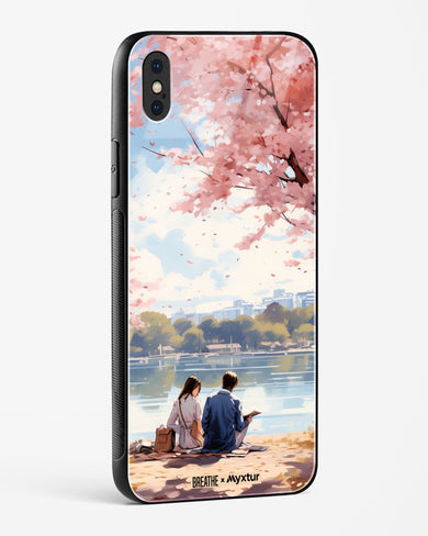 Sakura Serenade [BREATHE] Glass Case Phone Cover (Apple)