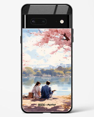 Sakura Serenade [BREATHE] Glass Case Phone Cover-(Google)