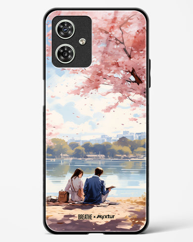 Sakura Serenade [BREATHE] Glass Case Phone Cover (Motorola)