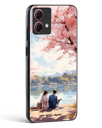 Sakura Serenade [BREATHE] Glass Case Phone Cover (Motorola)