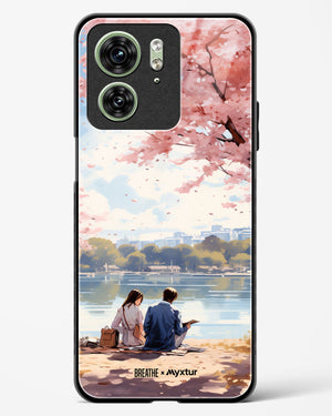 Sakura Serenade [BREATHE] Glass Case Phone Cover (Motorola)
