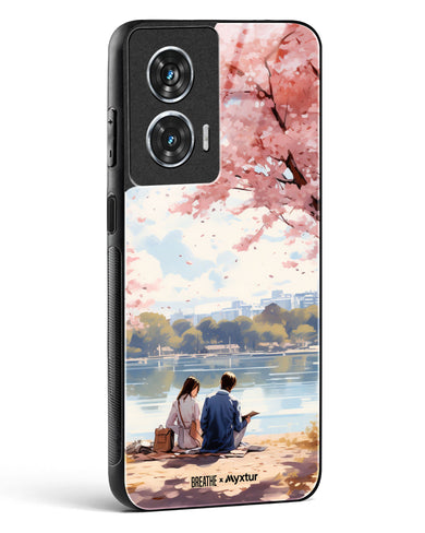 Sakura Serenade [BREATHE] Glass Case Phone Cover (Motorola)