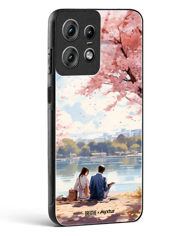 Sakura Serenade [BREATHE] Glass Case Phone Cover (Motorola)