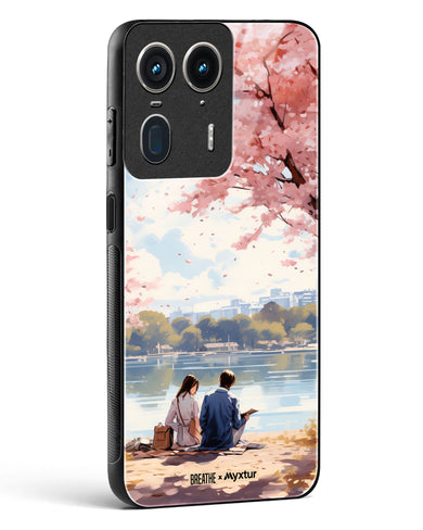 Sakura Serenade [BREATHE] Glass Case Phone Cover (Motorola)
