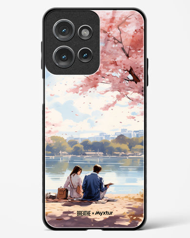 Sakura Serenade [BREATHE] Glass Case Phone Cover (Motorola)
