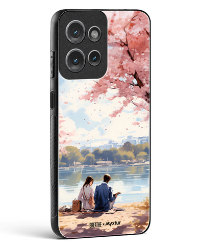 Sakura Serenade [BREATHE] Glass Case Phone Cover (Motorola)