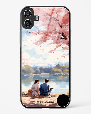 Sakura Serenade [BREATHE] Glass Case Phone Cover (Nothing)